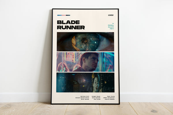 Blade Runner Movie Poster, Modern Movie Poster Print, Blade Runner Poster Wall Decor, DIGITAL FILES, Harrison Ford, Ridley Scott 1379447384