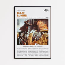 Blade Runner, Ridley Scott, Retro Movie Poster, Custom Movie Poster 4421165389
