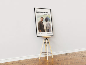 Blood Diamond Poster, Leonardo DiCaprio and Djimon Hounsou Poster, Blood Diamond Movie Print, Edward Zwick Film Poster, Movie Wall Art 4315399554