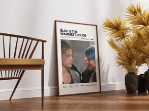 Blue Is the Warmest Color Fim Poster, Adèle Exarchopoulos and Léa Seydoux Poster, Alternative Movie Poster, Blue Is the Warmest Color Print 1889513293