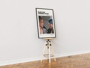 Blue Is the Warmest Color Fim Poster, Adèle Exarchopoulos and Léa Seydoux Poster, Alternative Movie Poster, Blue Is the Warmest Color Print 1889513293