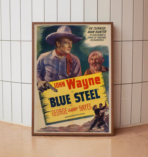 Blue Steel 1934Poster Art Print Movie Posters Gift for Movie lovers