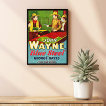 Blue Steel 1934Poster Art Print Movie Posters Gift for Movie lovers 1