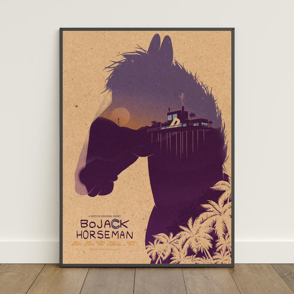 BoJack Horseman Poster  Retro Print  Wall Art  Home Decor  Gift Poster  TV Show Poster 1823040318