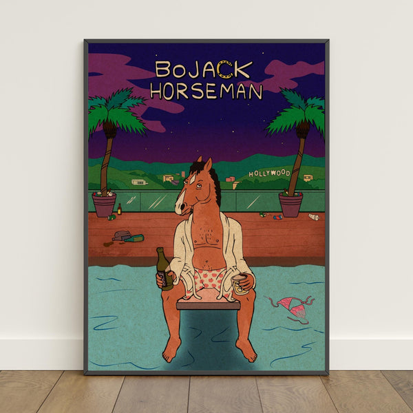 BoJack Horseman Poster  Retro Print  Wall Art  Home Decor  Gift Poster  TV Show Poster 1823040318 - Copy (5)