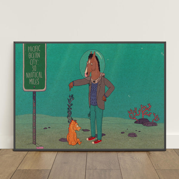 BoJack Horseman Poster  Retro Print  Wall Art  Home Decor  Gift Poster  TV Show Poster 1823040318 - Copy (9)