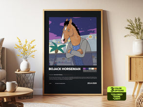 BoJack Horseman Poster, Animated TV Series Art Print 4385602380