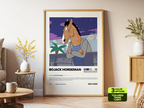 BoJack Horseman Poster, Animated TV Series Art Print 4385602380