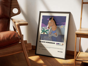 BoJack Horseman Poster, Animated TV Series Art Print 4385602380