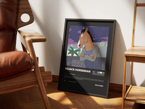 BoJack Horseman Poster, Animated TV Series Art Print 4385602380