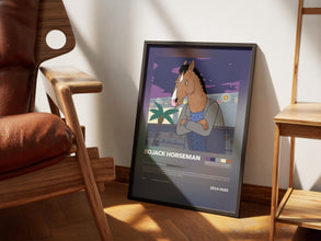 BoJack Horseman Poster, Animated TV Series Art Print 4385602380
