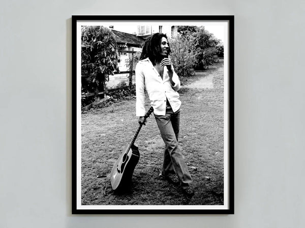 Bob Marley Hope Road Print, Black and White, Bob Marley Guitar Poster, Vintage Wall Art, Retro Music Poster, Home Decor, Digital Download 1695478459