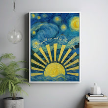 Boho Sunrise Print - Earthy Decor, Mid Century Modern, Abstract Sunrise, Sunset, Terracotta Landscape, Minimalist Art, The Sun will Rise