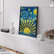 Boho Sunrise Print - Earthy Decor, Mid Century Modern, Abstract Sunrise, Sunset, Terracotta Landscape, Minimalist Art, The Sun will Rise