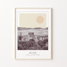 Boise Poster Print, Boise Travel Poster, Boise Minimalistic Wall Art, Boise, Idaho, United States 1868248470