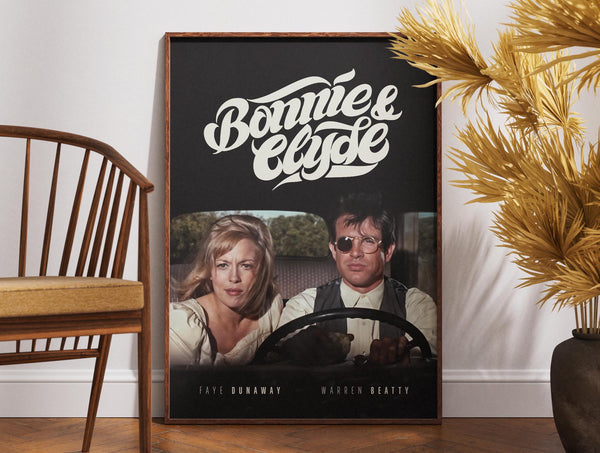 Bonnie and Clyde Poster, Print Poster, Wall Art, Retro Movie Poster, Vintage Poster, Gift Idea, Gift for Her, Gift for Him, Home Decor 1892535651