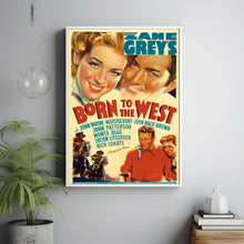 Born to the West 1937Poster Art Print Movie Posters Gift for Movie lovers