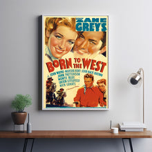 Born to the West 1937Poster Art Print Movie Posters Gift for Movie lovers