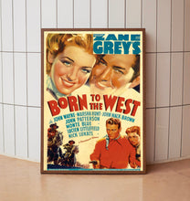 Born to the West 1937Poster Art Print Movie Posters Gift for Movie lovers