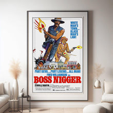 Boss Nigger Movie Poster, Classic Film, Room Decor, Canvas Posters, Wall Art Poster, Poster Gifts 4340466748