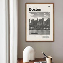 Boston Art Print  Boston Poster  Boston Wall Art  Mid Century Poster  Travel Print Art  Massachusetts  Vintage Poster 1572674332