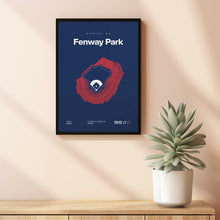 Boston Ballpark Poster, Fenway Park Stadium Print, Mid Century Modern Baseball Poster,-YU4UTZ