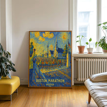 Boston Marathon Start Line Poster – Historic Hopkinton, Iconic Race, Vintage Running Art Print, marathon world major