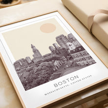 Boston Poster Print, Boston Travel Poster, Boston Minimalistic Wall Art, Boston, Massachusetts, United States 1868248500
