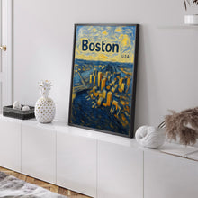 Boston Poster, Minimalist, Helvetica, Mid-Century Modern, Boston Travel Print, New England Poster, Boston Wall Art, Boston City Art