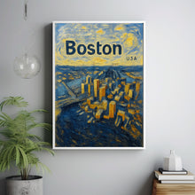 Boston Poster, Minimalist, Helvetica, Mid-Century Modern, Boston Travel Print, New England Poster, Boston Wall Art, Boston City Art