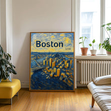 Boston Poster, Minimalist, Helvetica, Mid-Century Modern, Boston Travel Print, New England Poster, Boston Wall Art, Boston City Art