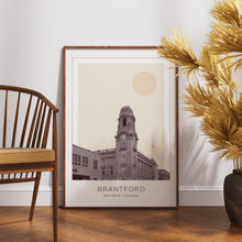 Brantford Poster Print, Brantford Travel Poster, Brantford Minimalistic Wall Art, Brantford, Ontario, Canada 1868247866