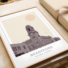 Brantford Poster Print, Brantford Travel Poster, Brantford Minimalistic Wall Art, Brantford, Ontario, Canada 1868247866