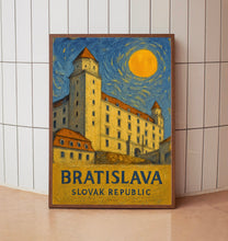 Bratislava Poster Print, Bratislava Travel Poster, Bratislava Van Gogh Style Wall Art, Bratislava, Slovak Republic