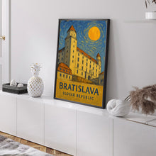 Bratislava Poster Print, Bratislava Travel Poster, Bratislava Van Gogh Style Wall Art, Bratislava, Slovak Republic