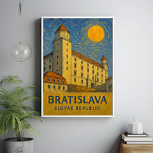 Bratislava Poster Print, Bratislava Travel Poster, Bratislava Van Gogh Style Wall Art, Bratislava, Slovak Republic