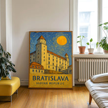 Bratislava Poster Print, Bratislava Travel Poster, Bratislava Van Gogh Style Wall Art, Bratislava, Slovak Republic