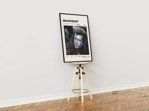 Braveheart Poster, Mel Gibson in Braveheart Film Poster Print, Scottish Warrior William Wallace Poster Print, Iconic Movie Wall Decor 1886123160