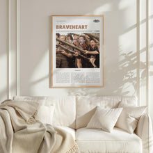 Braveheart, Mel Gibson, Retro Movie Poster, Custom Movie Poster 4421173552