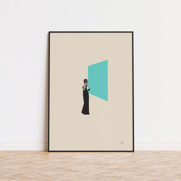 Breakfast At Tiffany's Inspired Poster  Minimalist Art Print  Retro Art Print  Wall Art  Housewarming Gift  Classic Movie Poster 1665962229