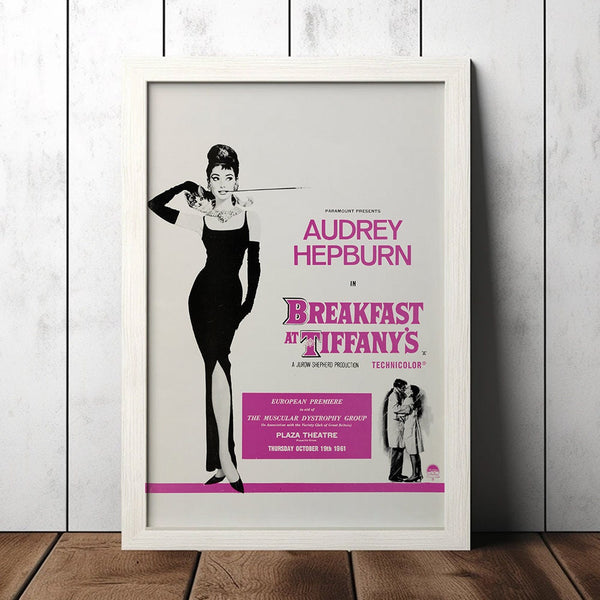 Breakfast at Tiffany's 1961 Vintage Classic Movie Poster - Film Fan Collectibles - Vintage Movie Poster - Home Decor - Wall Art 1567961045
