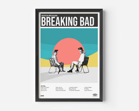 Breaking Bad TV Show Poster, Minimalist Movie Art Print 1488672680