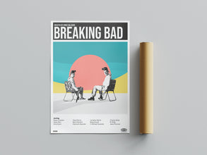 Breaking Bad TV Show Poster, Minimalist Movie Art Print 1488672680