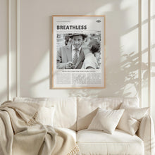 Breathless, Jean-Luc Godard, Retro Movie Poster, Custom Movie Poster Print 4421171854