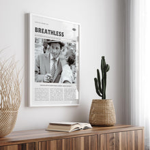 Breathless, Jean-Luc Godard, Retro Movie Poster, Custom Movie Poster Print 4421171854