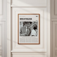 Breathless, Jean-Luc Godard, Retro Movie Poster, Custom Movie Poster Print 4421171854