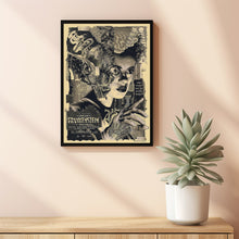 Bride of Frankenstein 1935Poster Art Print Movie Posters Gift for Movie lovers 1