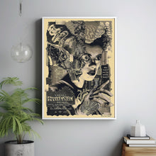 Bride of Frankenstein 1935Poster Art Print Movie Posters Gift for Movie lovers 1