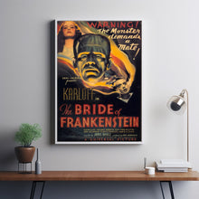 Bride of Frankenstein 1935Poster Art Print Movie Posters Gift for Movie lovers 17