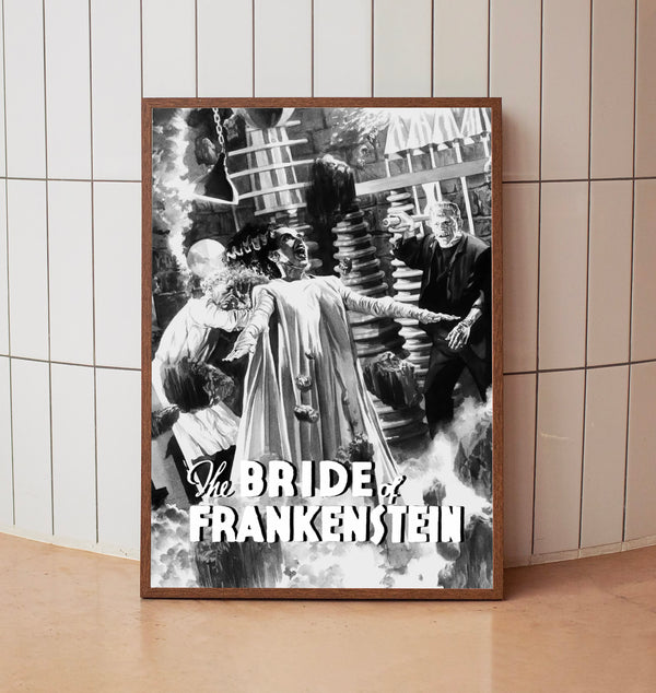 Bride of Frankenstein 1935Poster Art Print Movie Posters Gift for Movie lovers 2